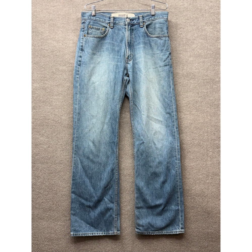 Vintage Gap 1969 Boot Fit Jeans Mens 33x32 (Fits 33x31) Blue Denim Made in USA